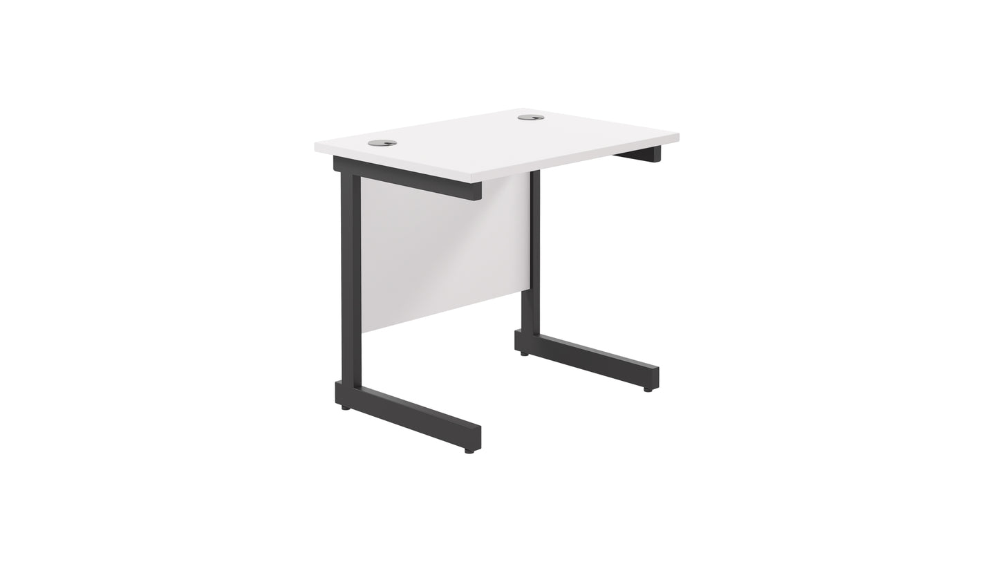 Aztec|Single Upright|Rectangular|Desk|800x600|White-Black