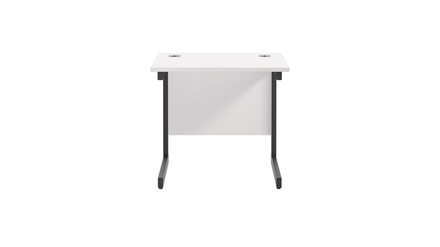 Single Upright Rectangular Desk: 600mm Deep (FSC)