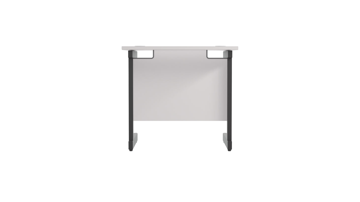 Single Upright Rectangular Desk: 600mm Deep (FSC)