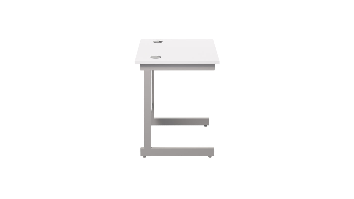 Single Upright Rectangular Desk: 600mm Deep (FSC)