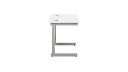 Single Upright Rectangular Desk: 600mm Deep (FSC)