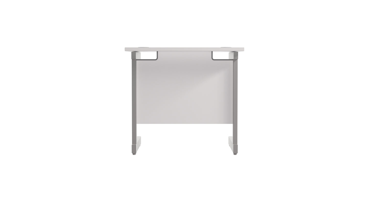 Single Upright Rectangular Desk: 600mm Deep (FSC)