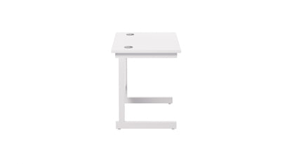 Single Upright Rectangular Desk: 600mm Deep (FSC)