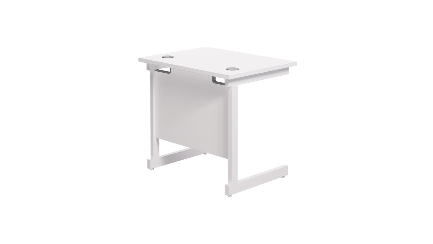 Single Upright Rectangular Desk: 600mm Deep (FSC)