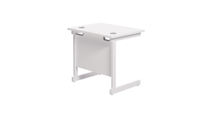 Single Upright Rectangular Desk: 600mm Deep (FSC)