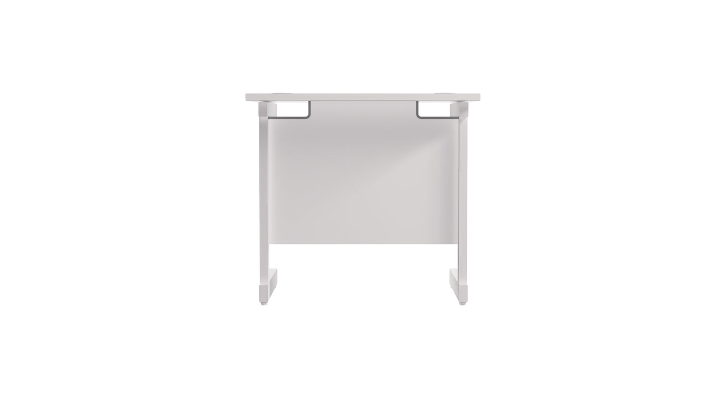 Single Upright Rectangular Desk: 600mm Deep (FSC)