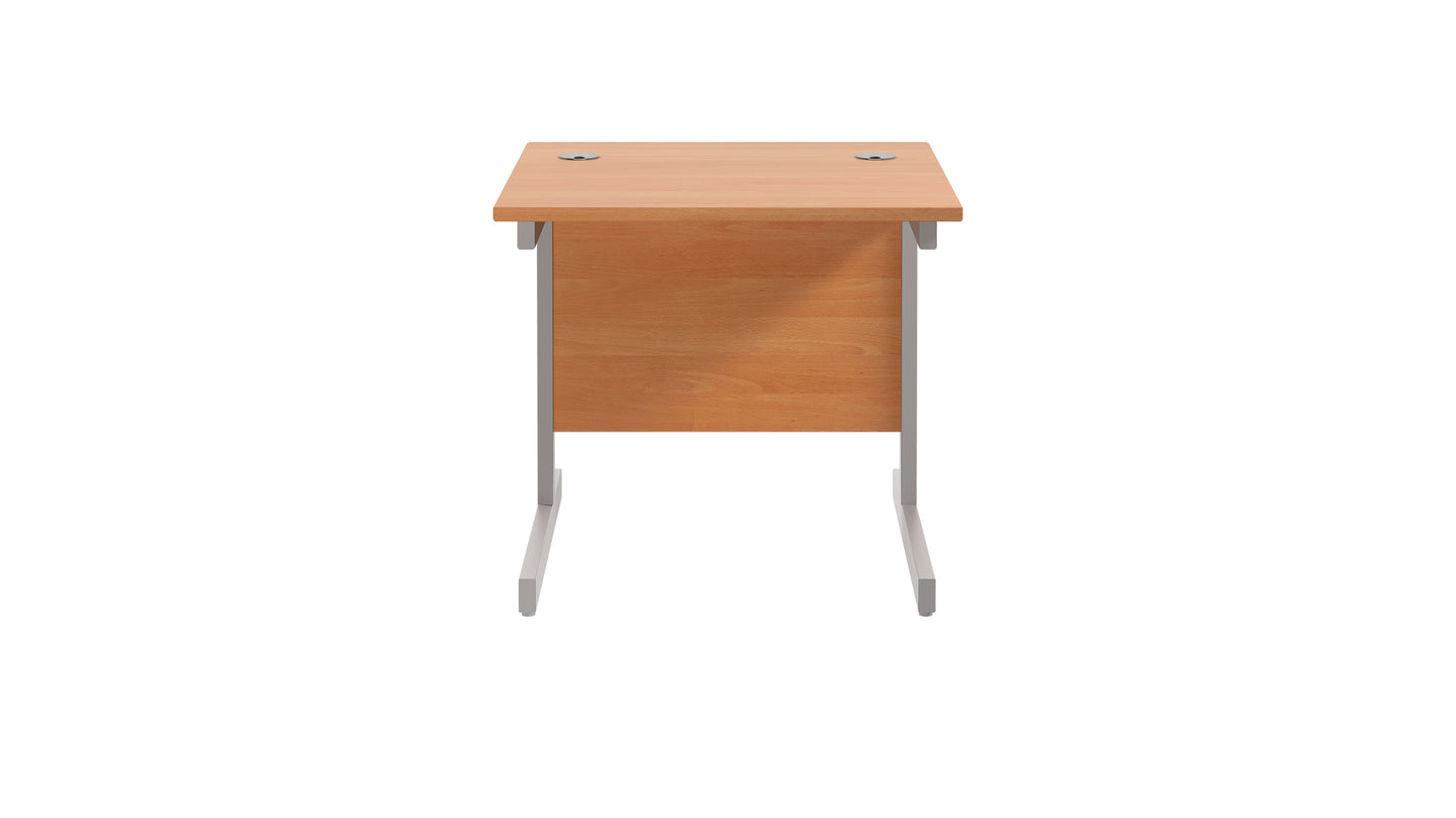 Single Upright Rectangular Desk: 800mm Deep (FSC)