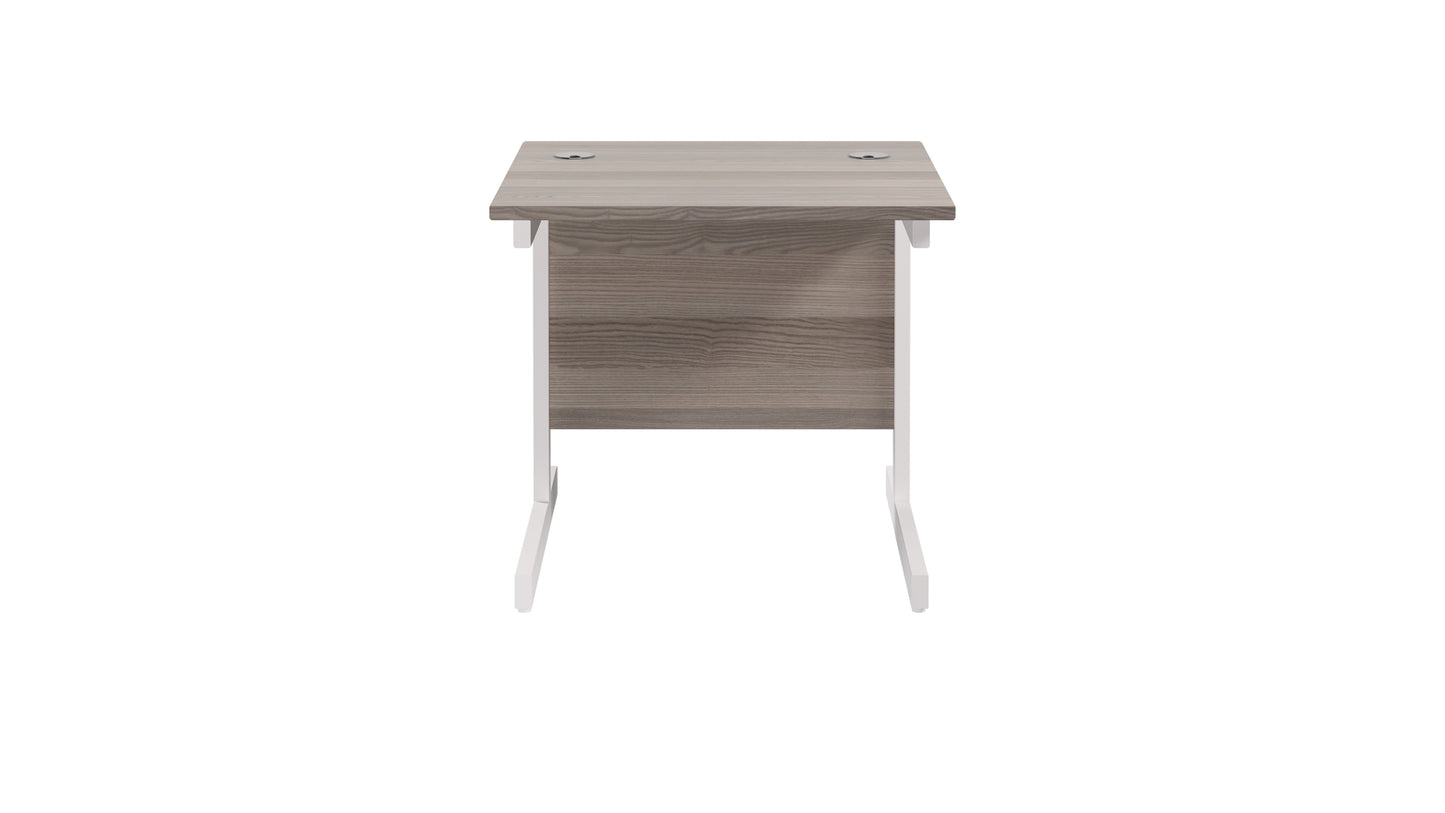Single Upright Rectangular Desk: 800mm Deep (FSC)