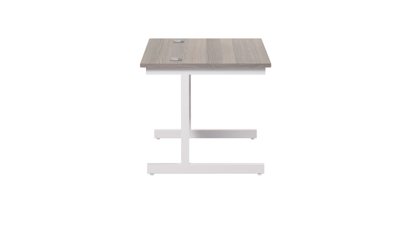 Single Upright Rectangular Desk: 800mm Deep (FSC)