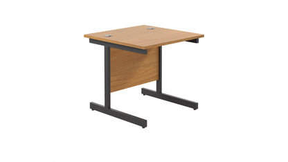 Aztec|Single Upright|Rectangular|Desk|800x800|Nova Oak-Black
