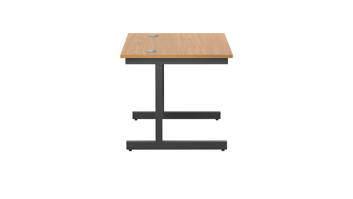 Single Upright Rectangular Desk: 800mm Deep (FSC)