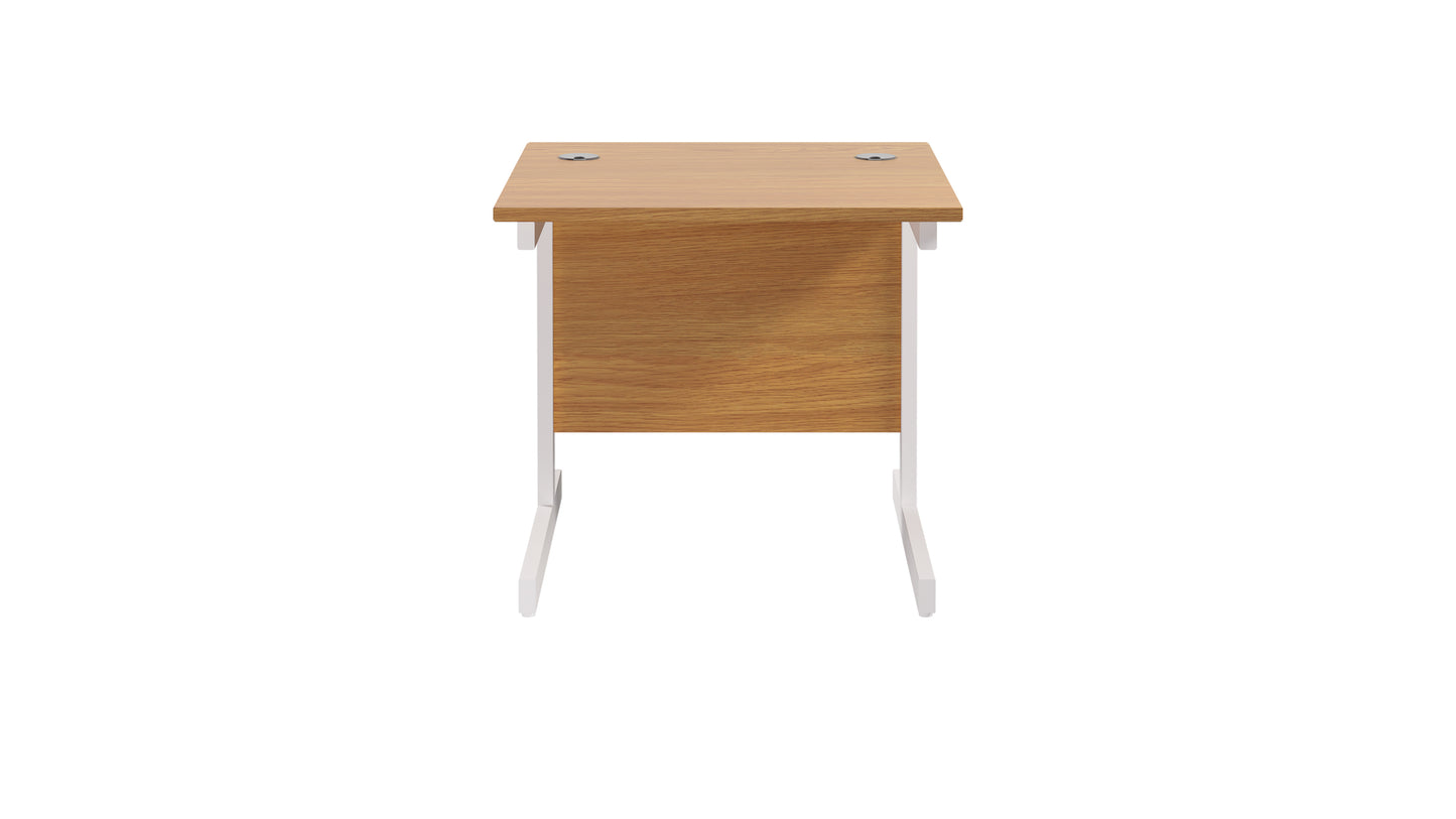 Single Upright Rectangular Desk: 800mm Deep (FSC)