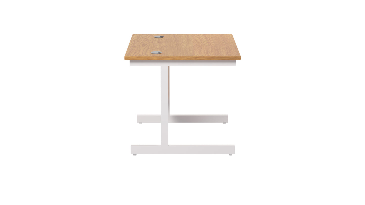 Single Upright Rectangular Desk: 800mm Deep (FSC)