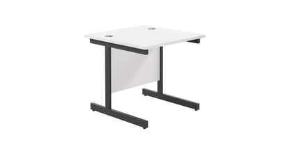 Aztec|Single Upright|Rectangular|Desk|800x800|White-Black