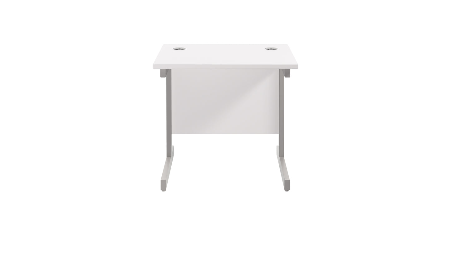 Single Upright Rectangular Desk: 800mm Deep (FSC)