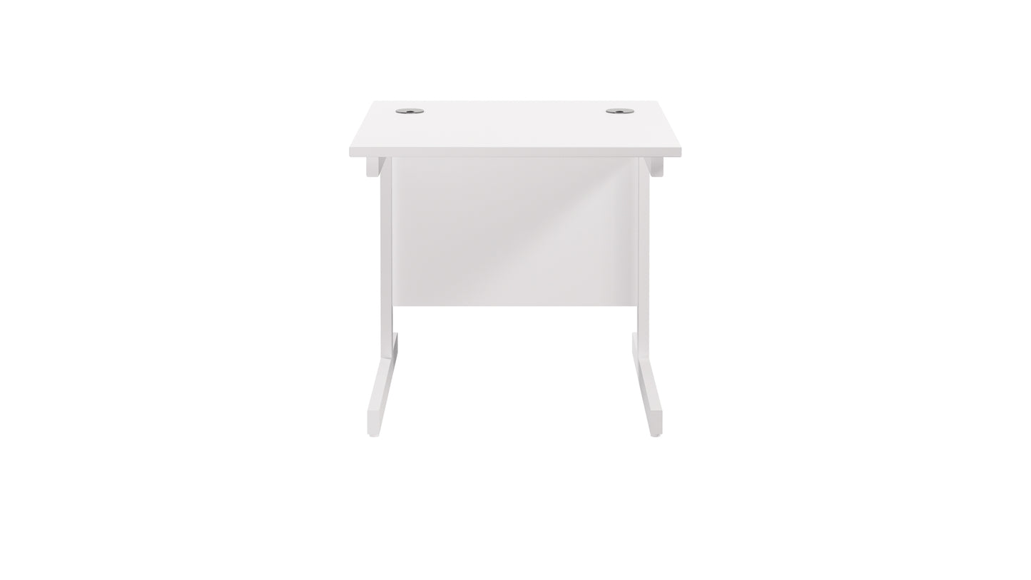 Single Upright Rectangular Desk: 800mm Deep (FSC)