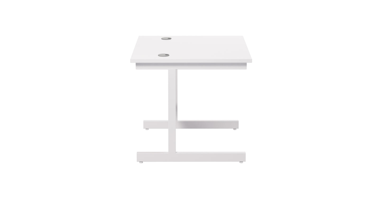 Single Upright Rectangular Desk: 800mm Deep (FSC)