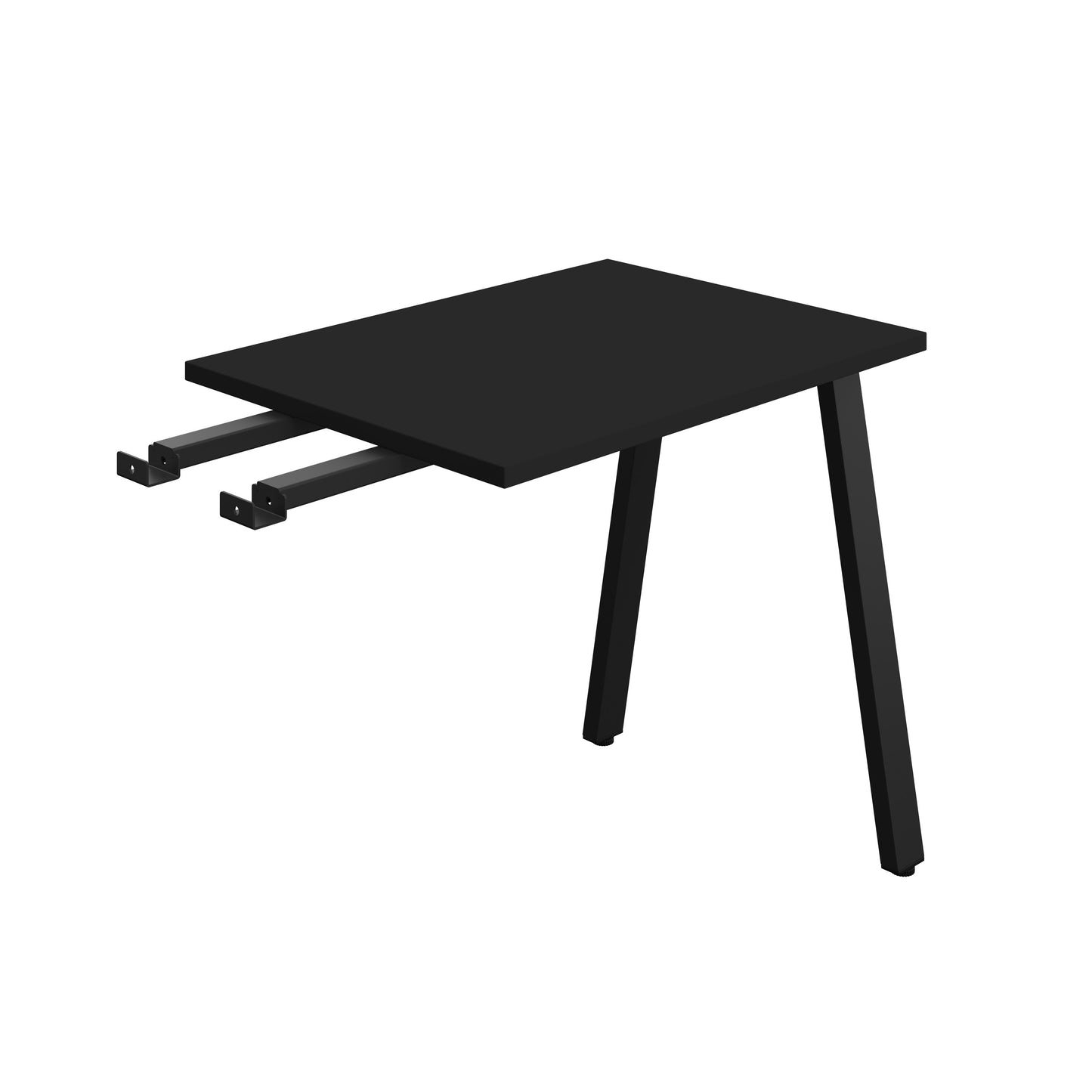 Synergy|1P Bench With Return|A-Frame|1000X600|Black-Black