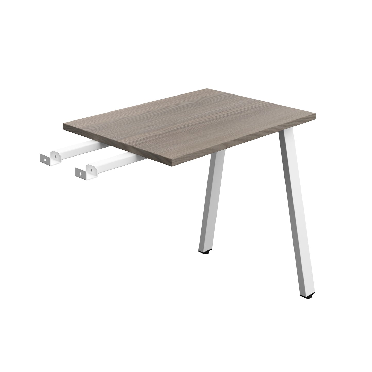 Synergy|1P Bench With Return|A-Frame|1000X600|Grey Oak-White