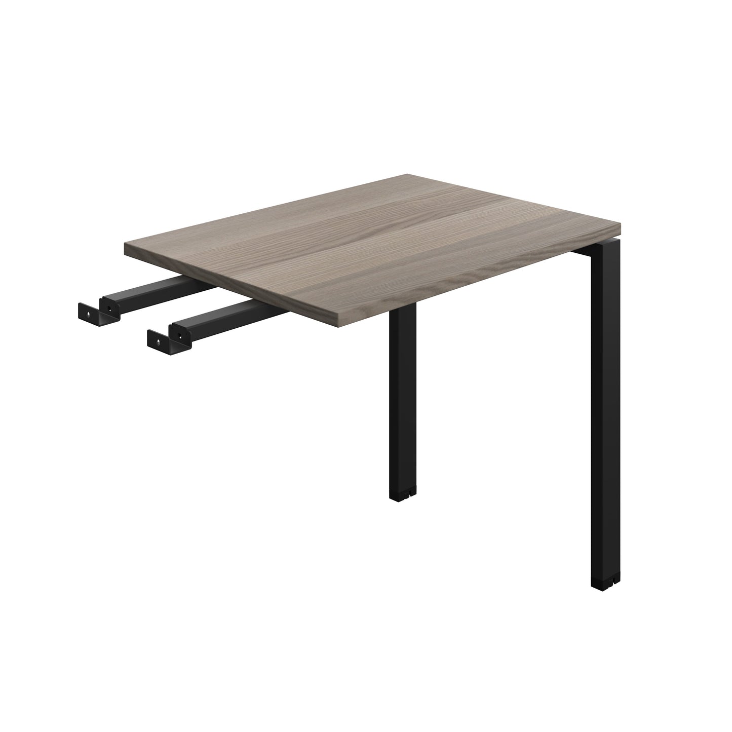Synergy|1P Bench With Return|Goal Post|1000X600|Grey Oak-Black