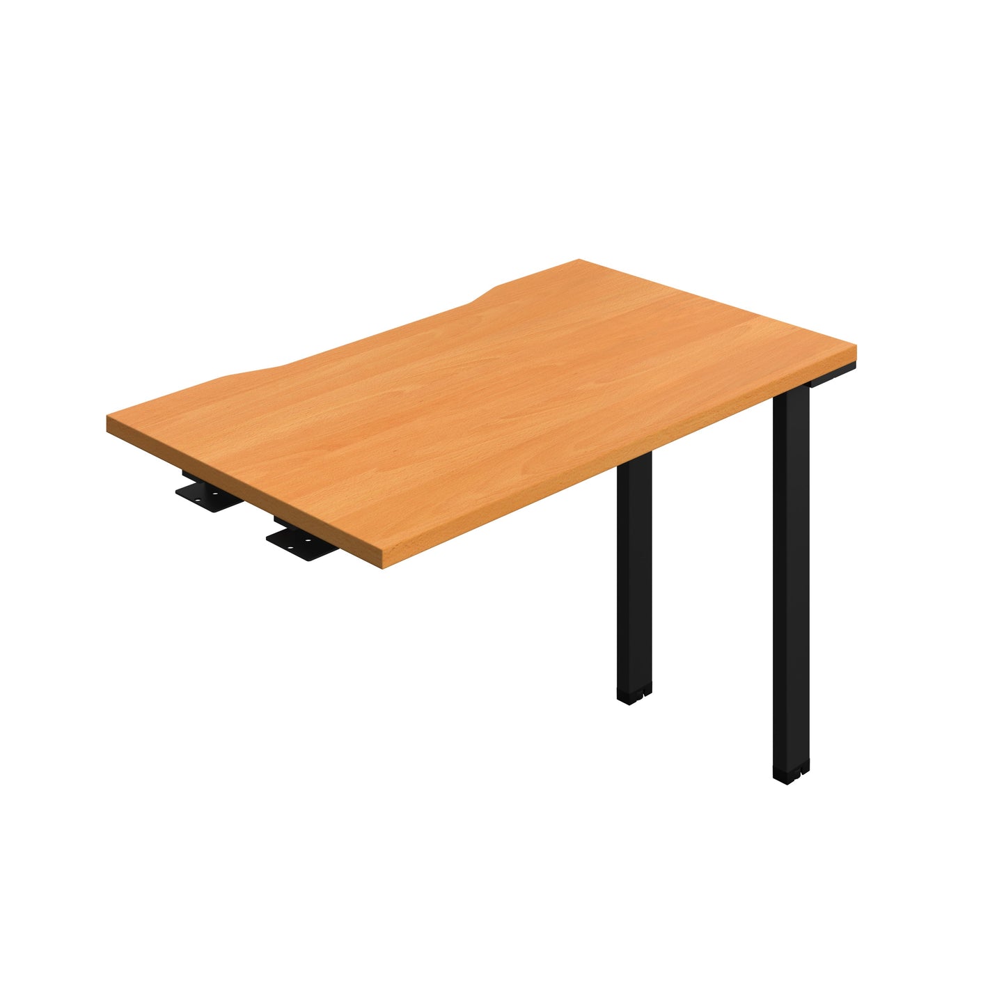 Synergy|1P Bench Extension|Cut Out|1000X700|Beech-Black