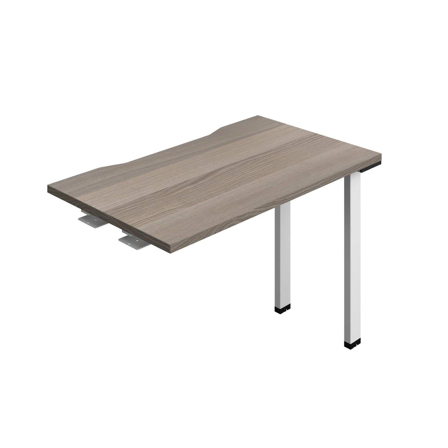 Synergy|1P Bench Extension|Cut Out|1000X700|Grey Oak-White