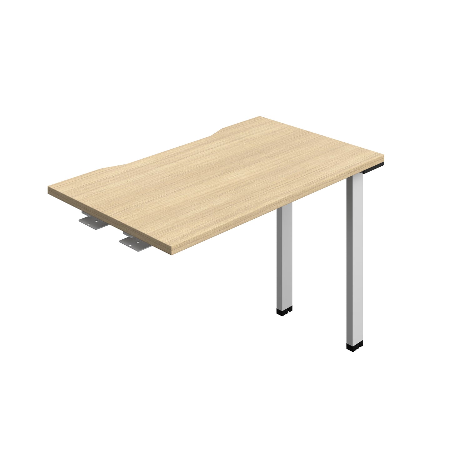 Synergy|2P Bench Extension|Cut Out|1000X700|Nova Oak-Silver