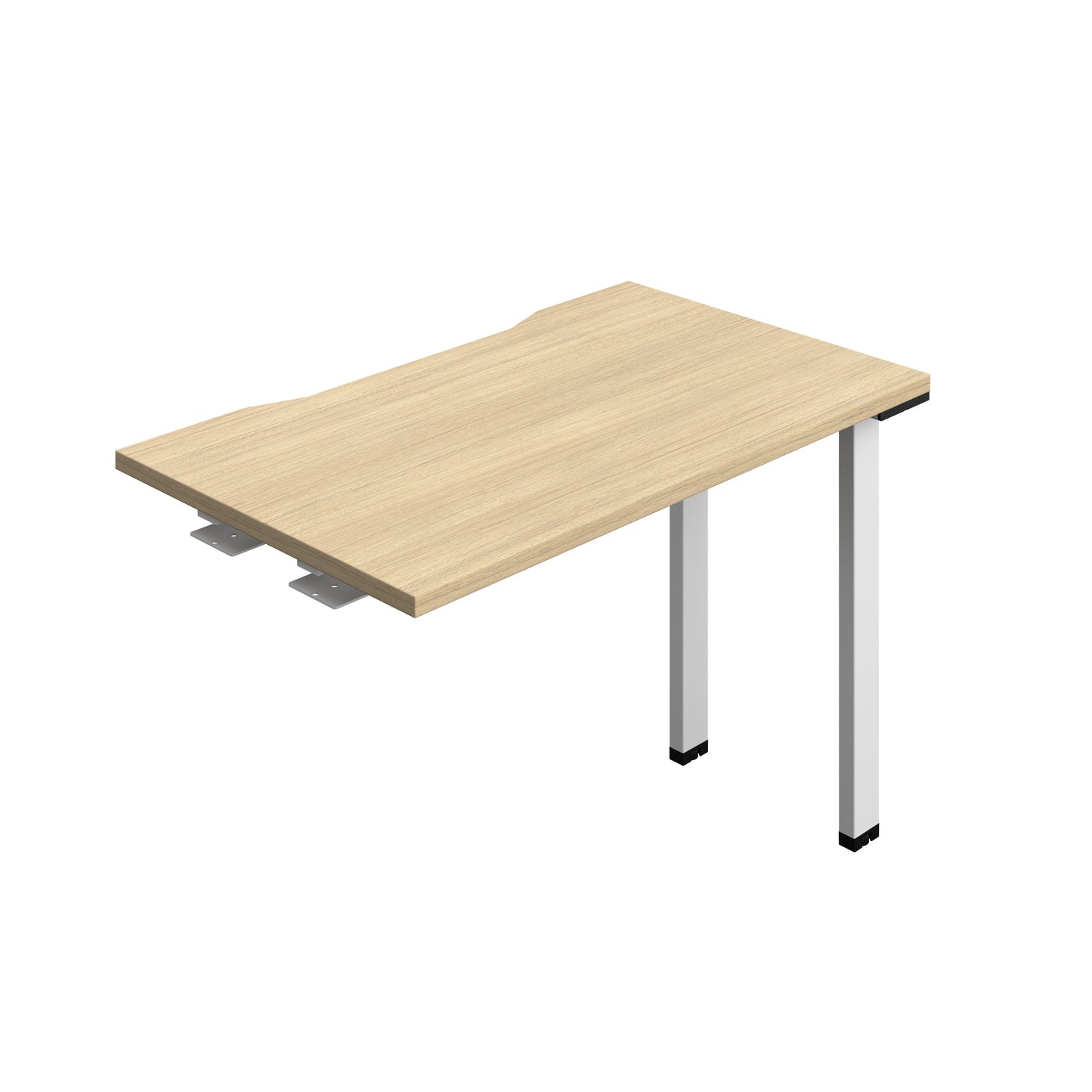 Synergy|2P Bench Extension|Cut Out|1000X700|Nova Oak-White