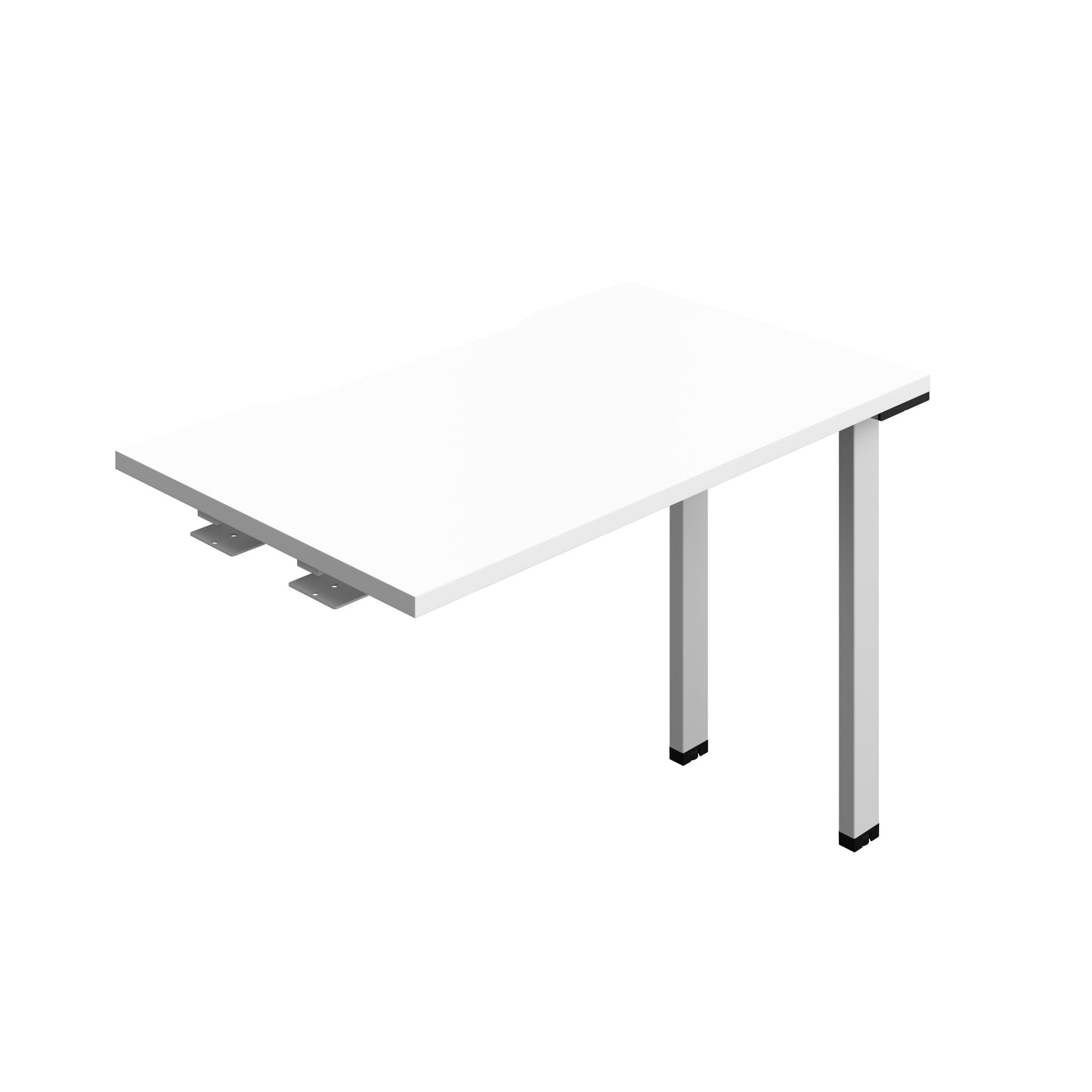 Synergy|2P Bench Extension|Cut Out|1000X700|White-Silver