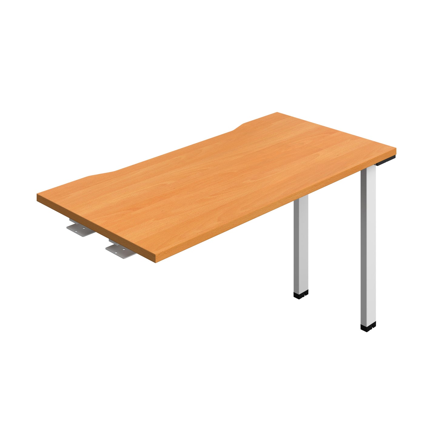 Synergy|1P Bench Extension|Cut Out|1200X700|Beech-White