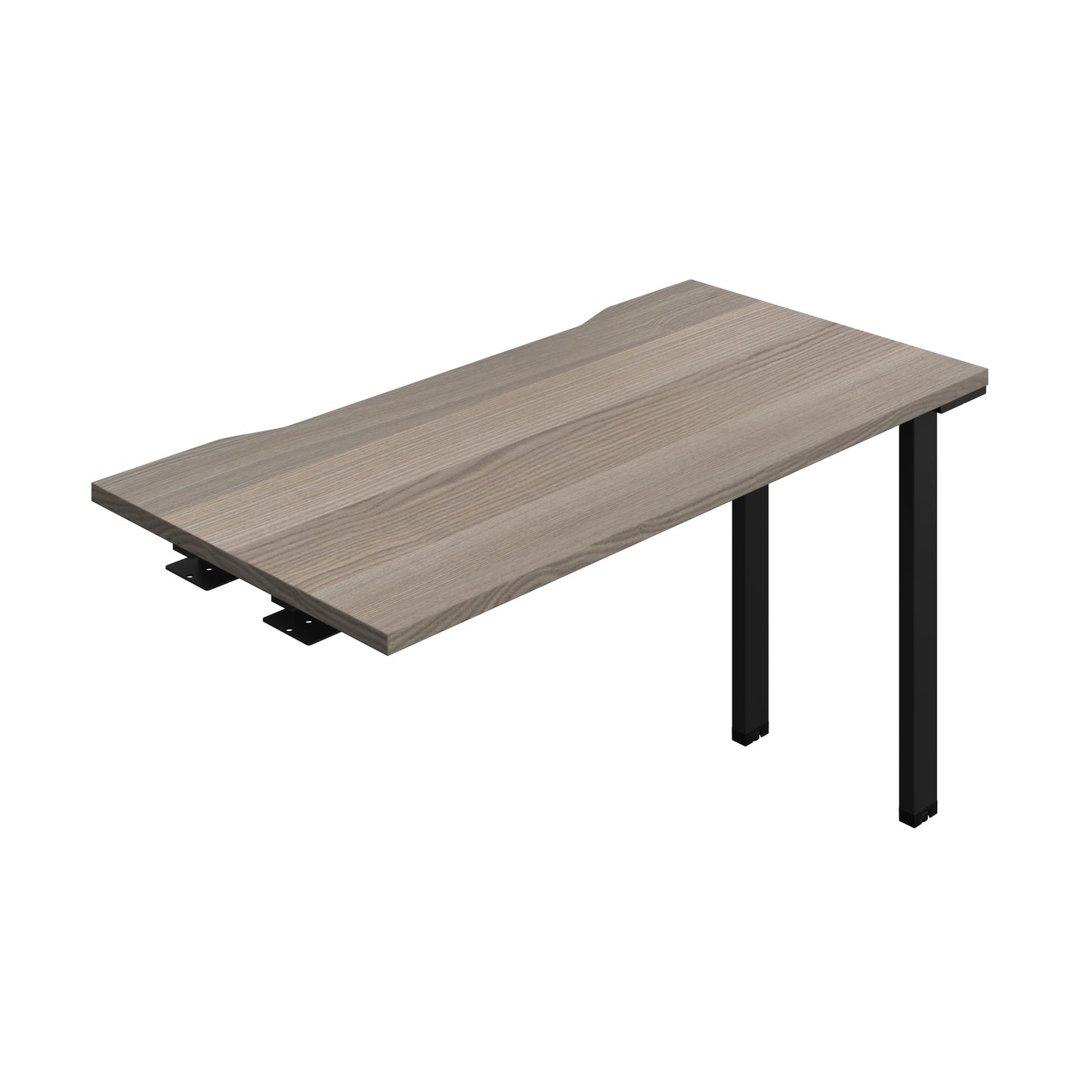 Synergy|1P Bench Extension|Cut Out|1200X700|Grey Oak-Black