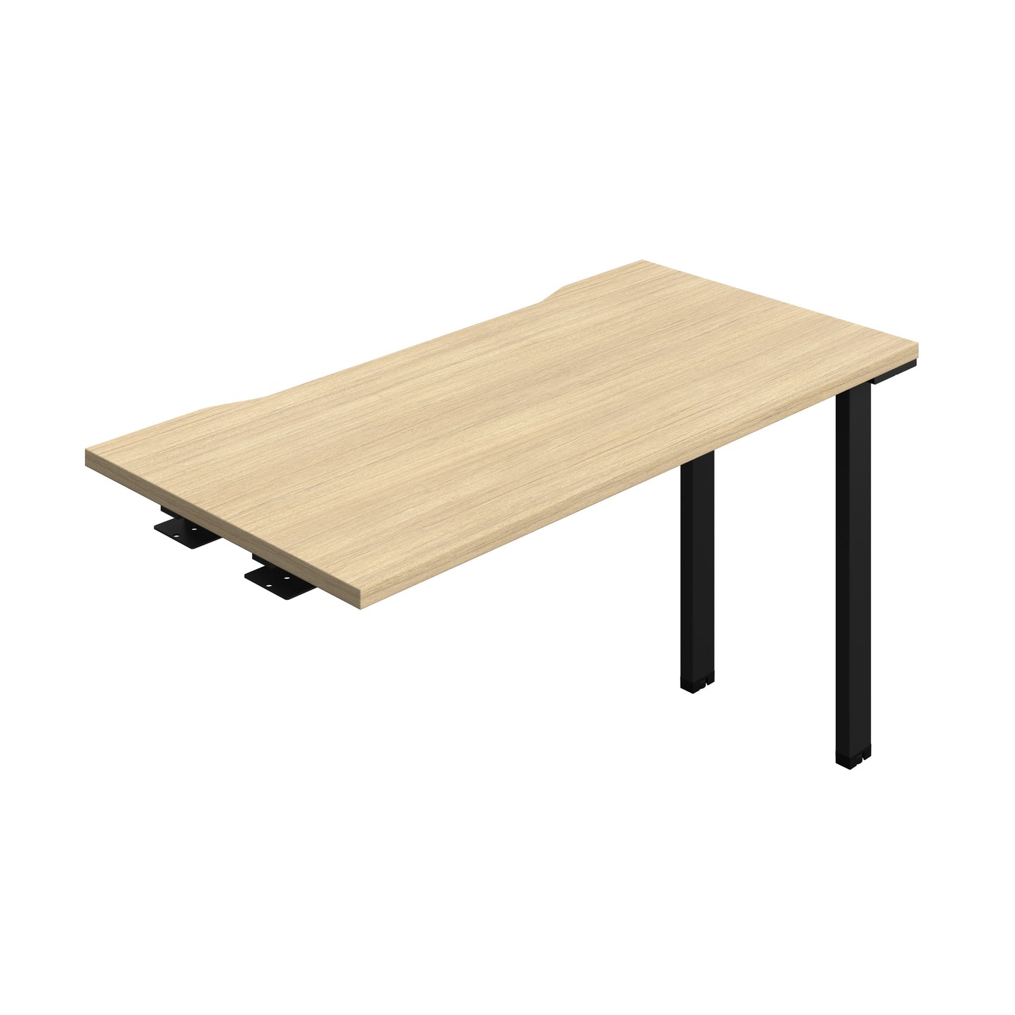 Synergy|1P Bench Extension|Cut Out|1200X700|Nova Oak-Black