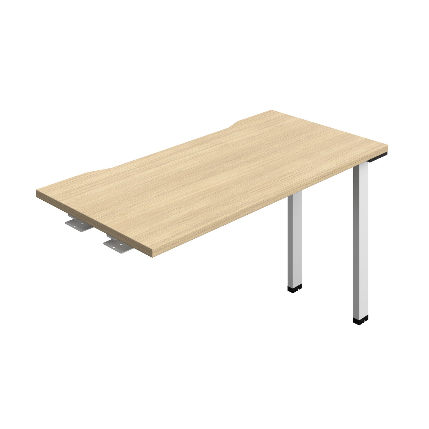 Synergy|1P Bench Extension|Cut Out|1200X700|Nova Oak-White
