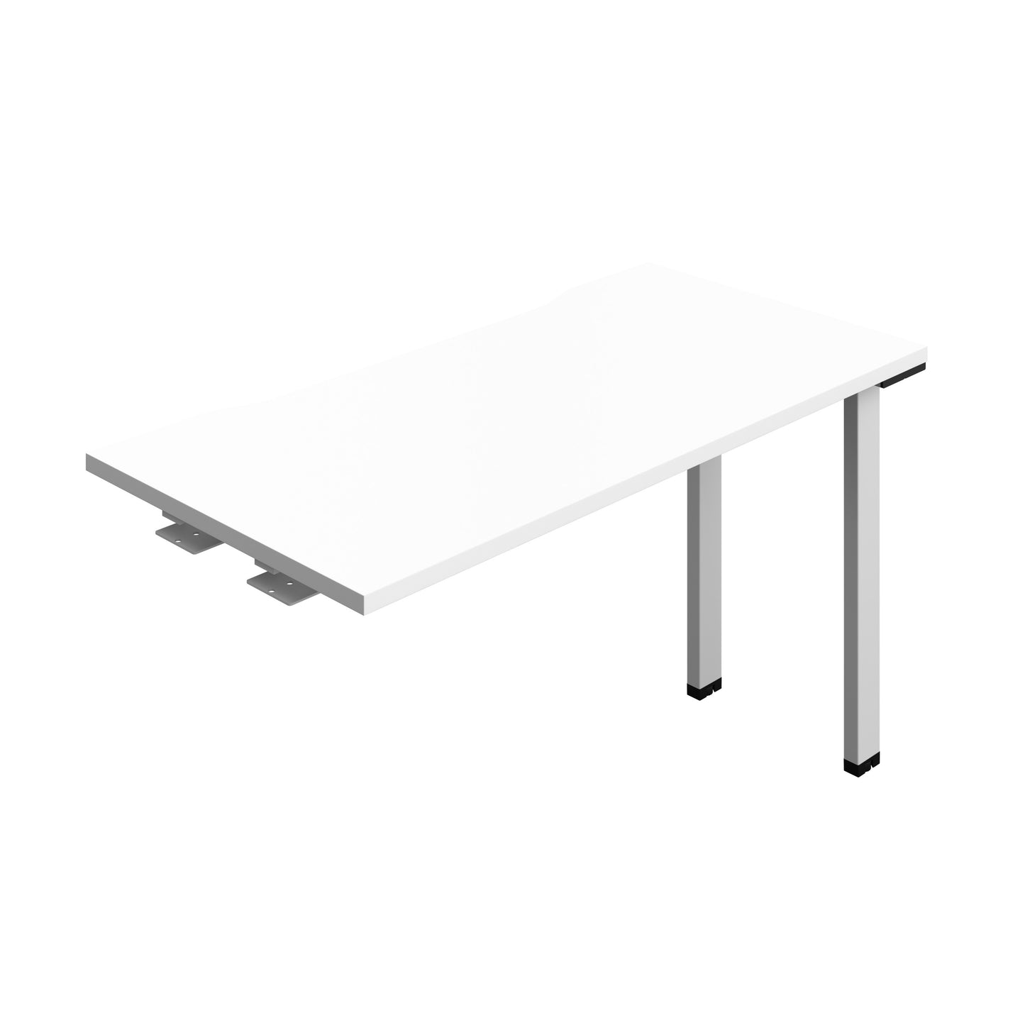 Synergy|1P Bench Extension|Cut Out|1200X700|White-Silver