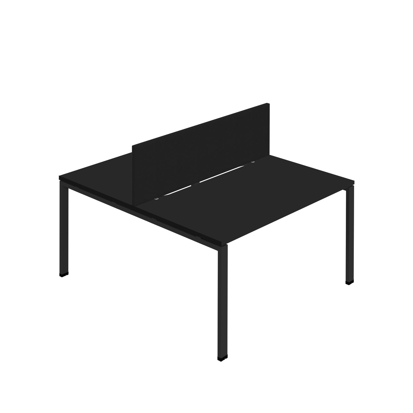 Synergy|2P Bench Desk|Cut Out|Goal Post|1200X800|Black-Black|Black Screen