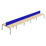 Synergy 10P Bench Desk|Goalpost|Royal Blue Screen