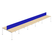 Synergy 10P Bench Desk|Goalpost|Royal Blue Screen