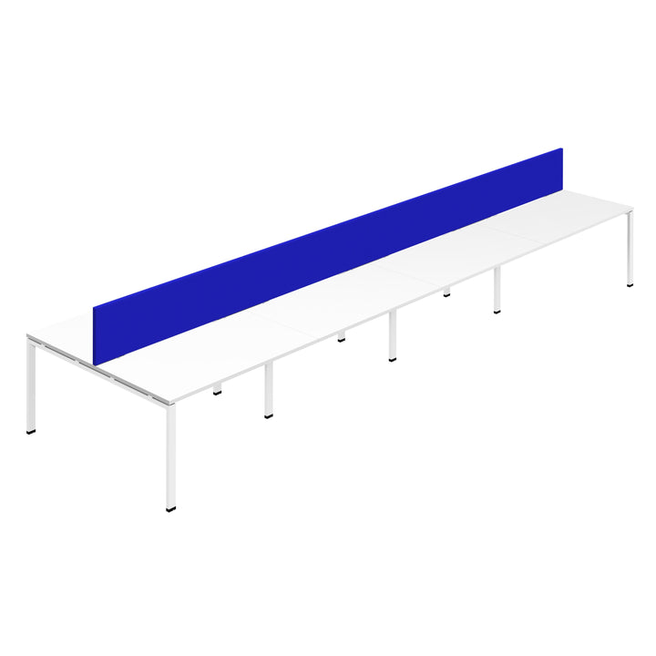 Synergy 8P Bench Desk|Goalpost|Royal Blue Screen