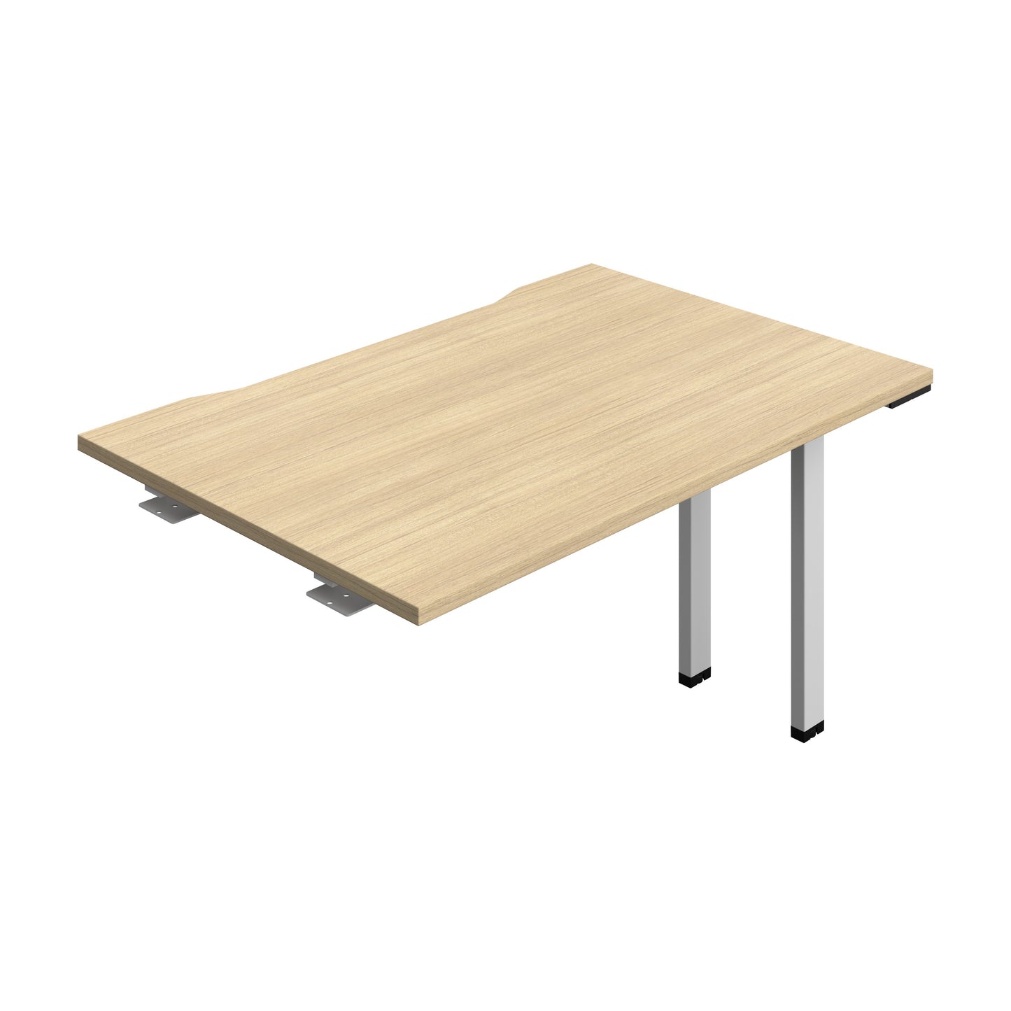 Synergy|1P Bench Extension|Cut Out|1200X800|Nova Oak-Silver