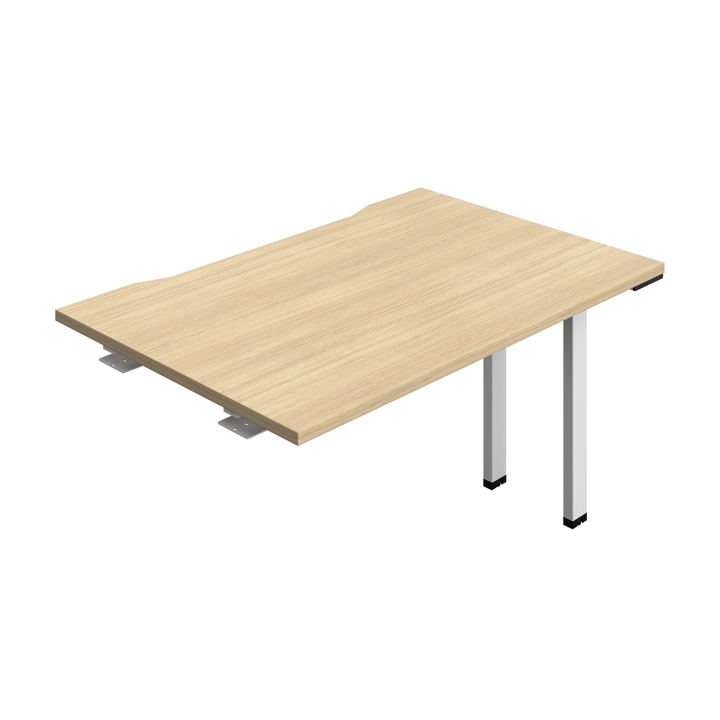 Synergy|1P Bench Extension|Cut Out|1200X800|Nova Oak-White
