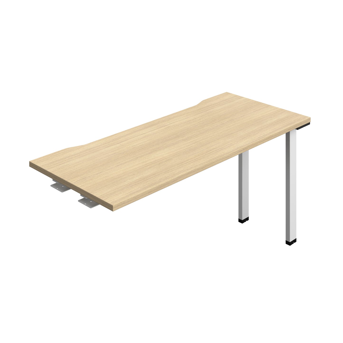 Synergy|1P Bench Extension|Cut Out|1400X700|Nova Oak-White