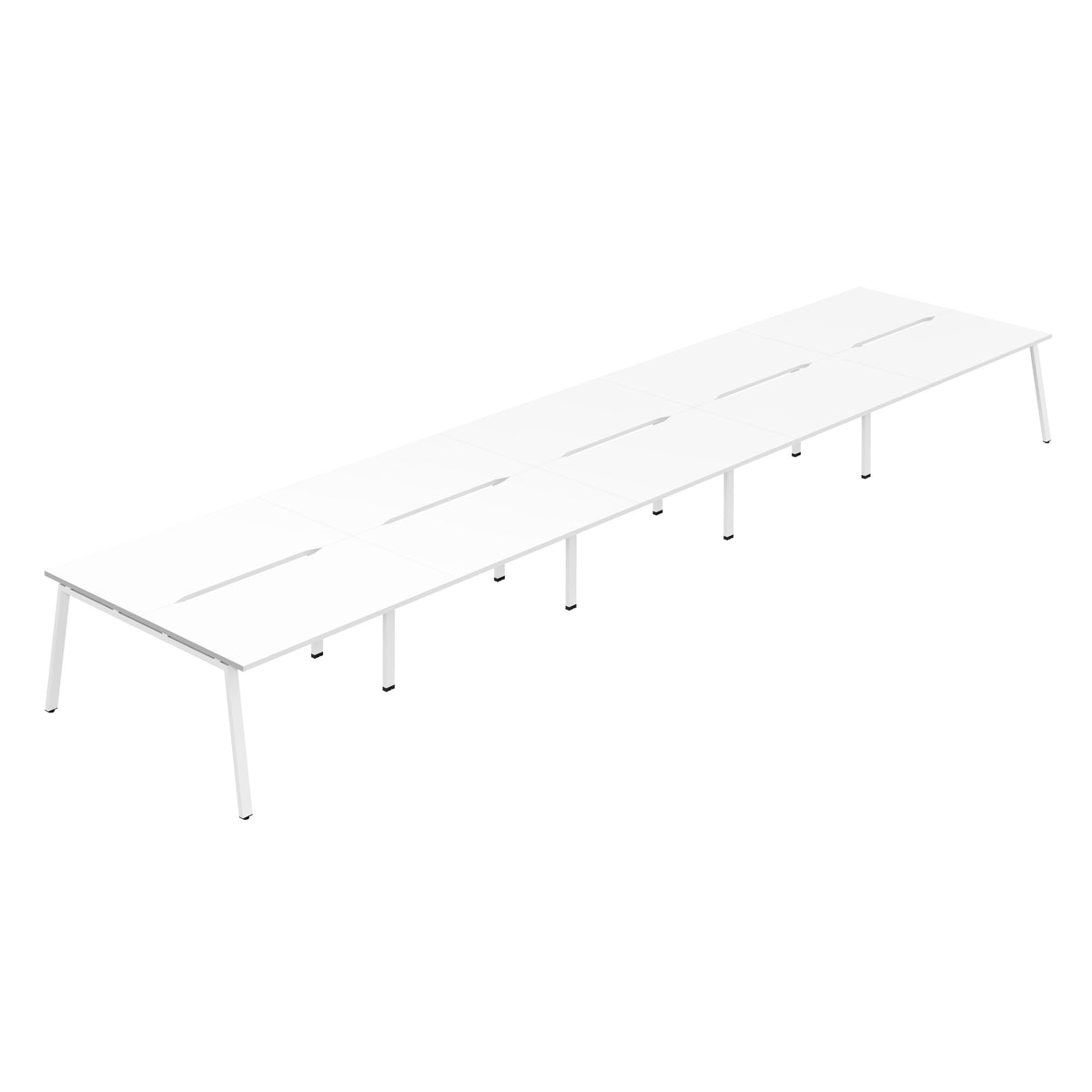 Synergy 10P Bench Desk|A-Frame