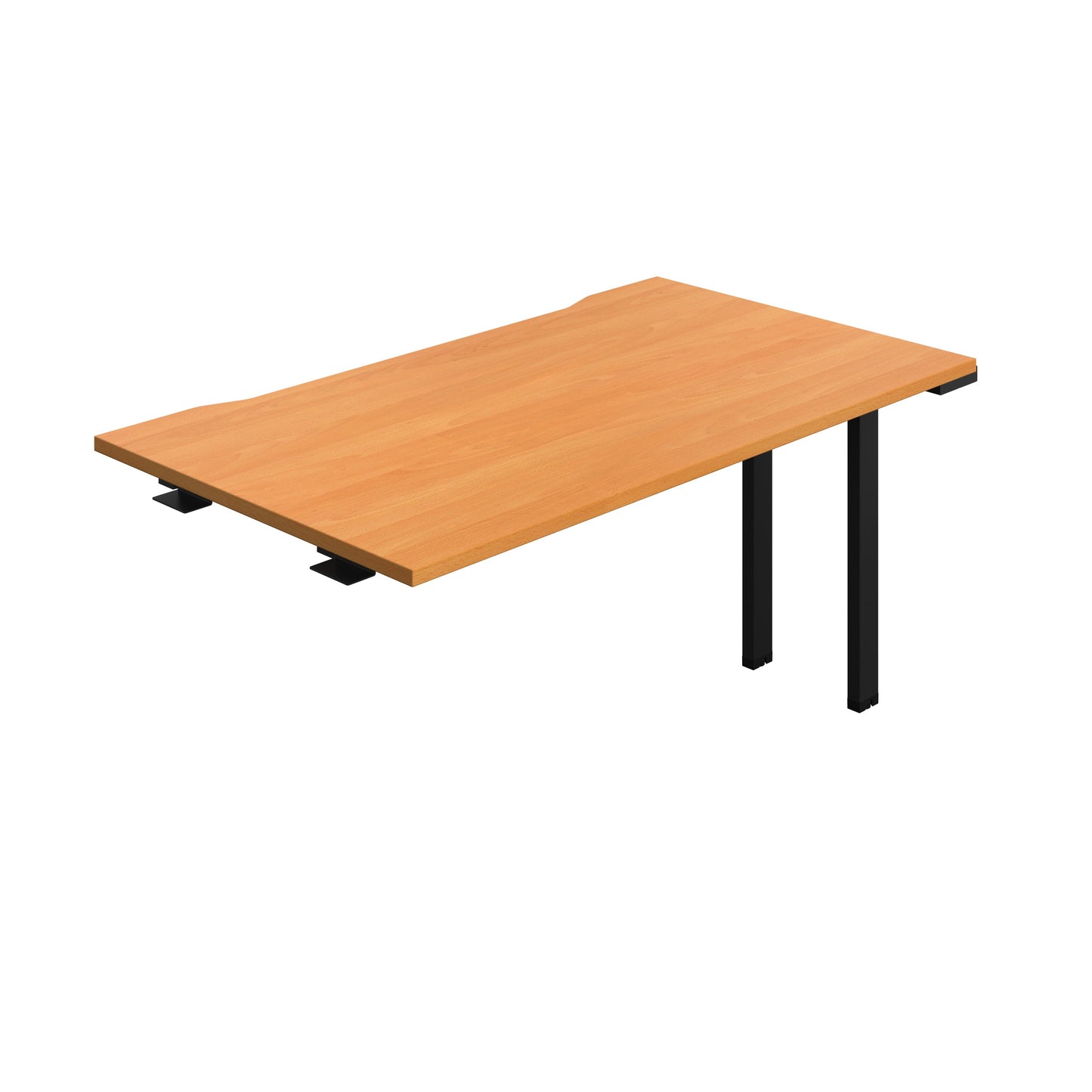Synergy|1P Bench Extension|Cut Out|1400X800|Beech-Black