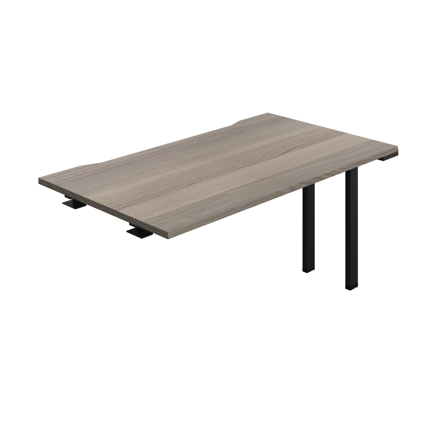 Synergy|1P Bench Extension|Cut Out|1400X800|Grey Oak-Black