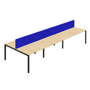 Synergy 6P Bench Desk|Goalpost|Royal Blue Screen