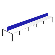 Synergy 10P Bench Desk|Goalpost|Royal Blue Screen