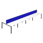 Synergy 8P Bench Desk|Goalpost|Royal Blue Screen