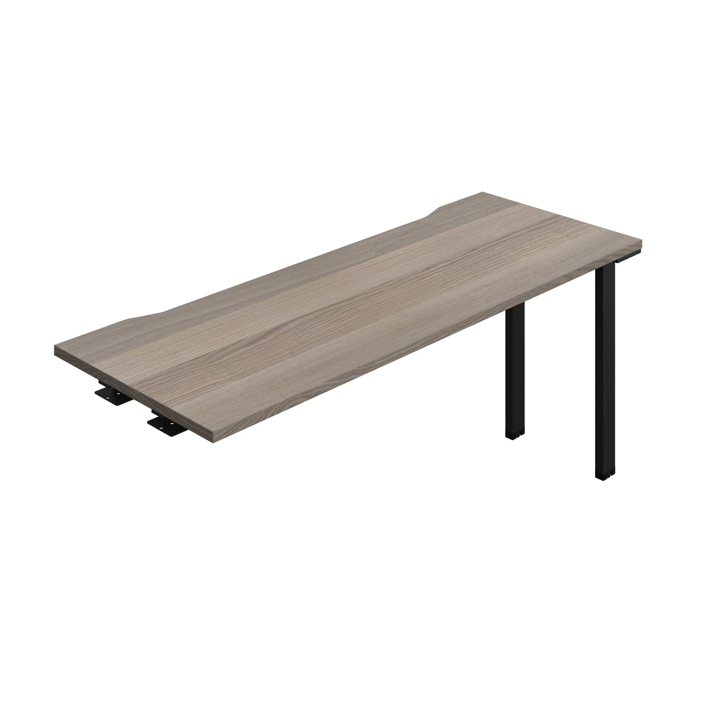 Synergy|1P Bench Extension|Cut Out|1600X700|Grey Oak-Black