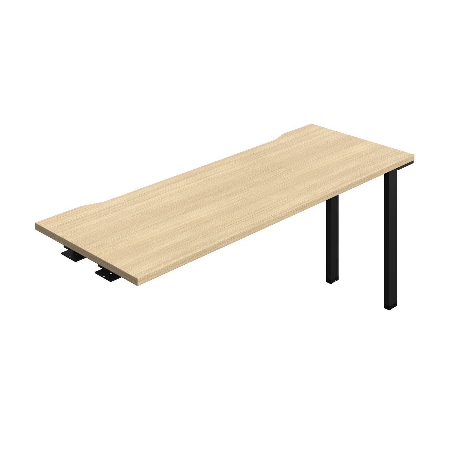 Synergy|1P Bench Extension|Cut Out|1600X700|Nova Oak-Black