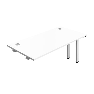 Synergy|1P Bench Extension|Cable Ports|1600X700|White-White